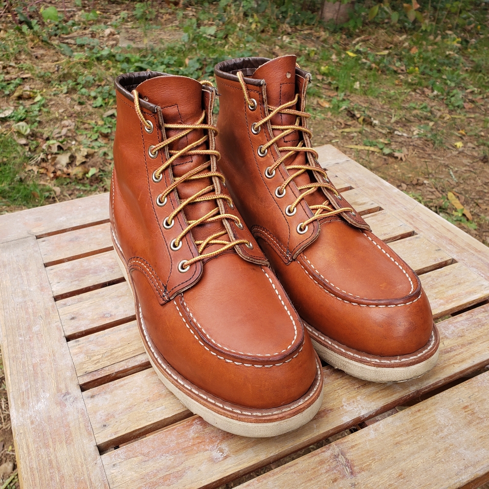Red Wing 875 Oro Legacy Moc Toe 6in Boots 9D